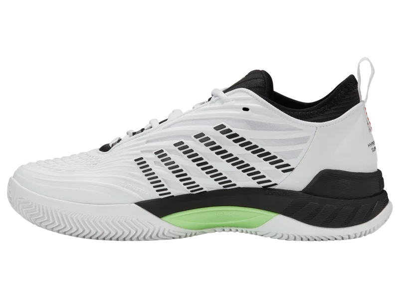 09072-184-M | HYPERCOURT SUPREME 2 CLAY | WHITE/BLACK/SOFT NEON GREEN