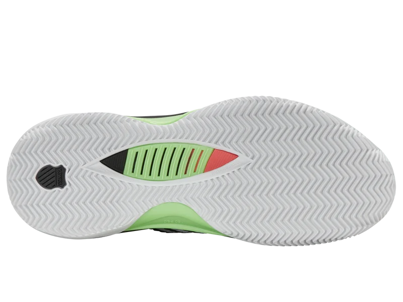 09072-184-M | HYPERCOURT SUPREME 2 CLAY | WHITE/BLACK/SOFT NEON GREEN