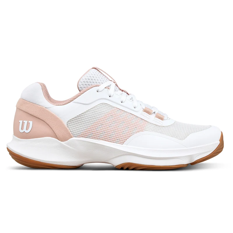 Wilson Women's Hurakn Pro V2 Padel Shoes White Cameo Rose