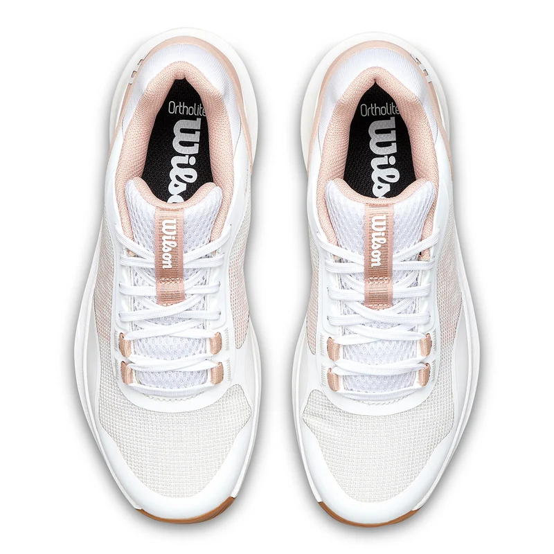 Wilson Women's Hurakn Pro V2 Padel Shoes White Cameo Rose