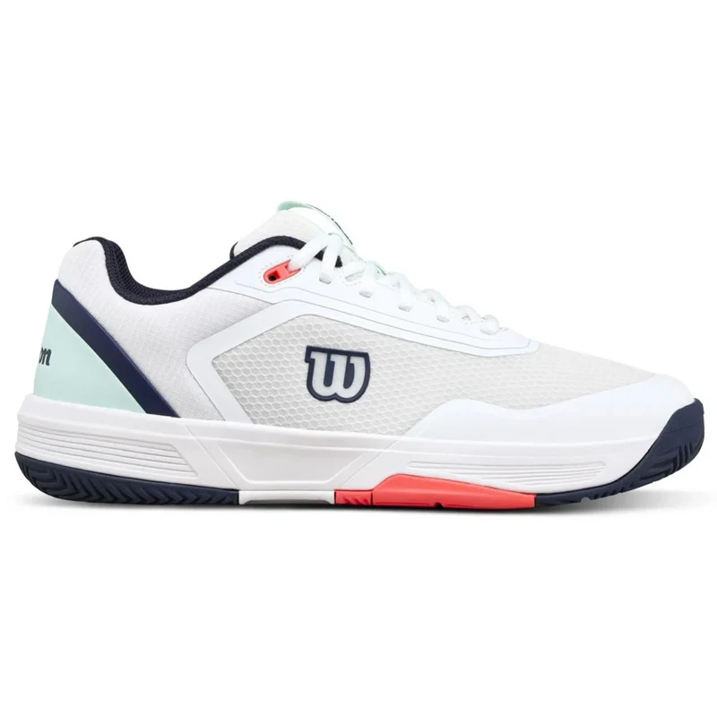 Wilson Men's Courtglide Padel Shoes White Bay Coral
