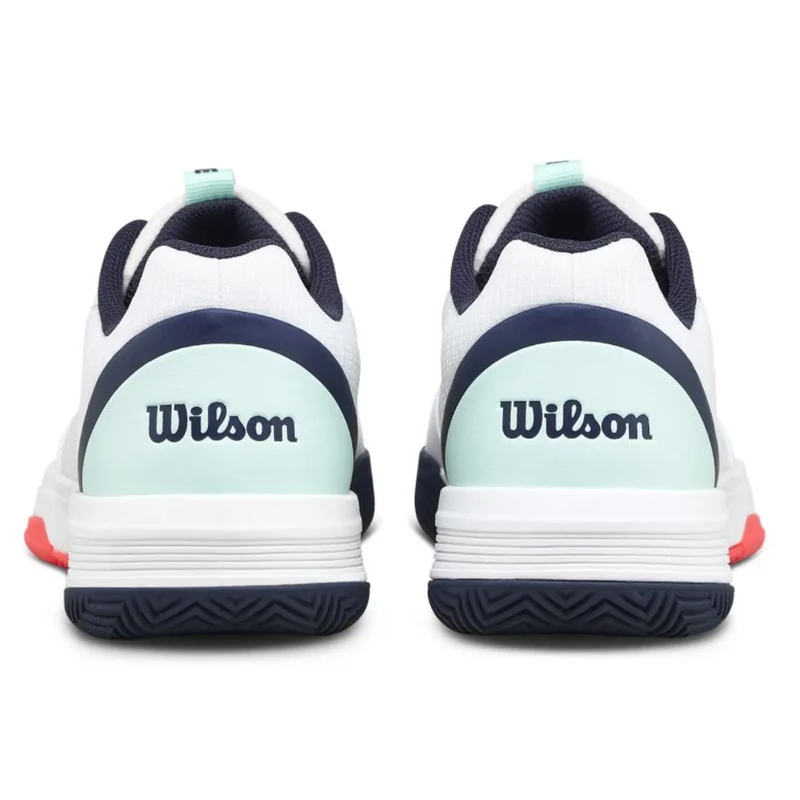 Wilson Men's Courtglide Padel Shoes White Bay Coral