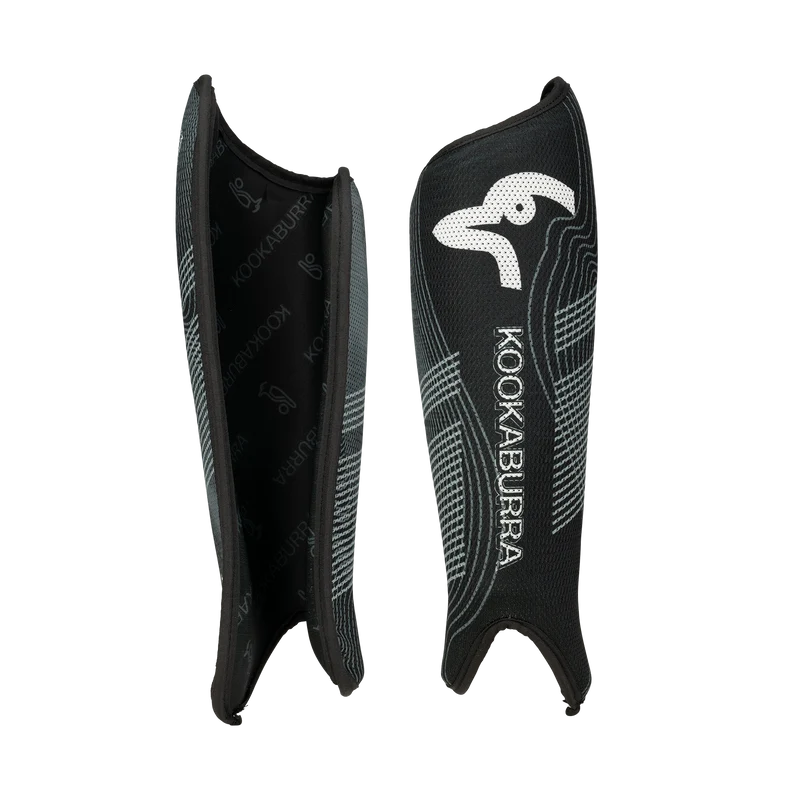 Kookaburra Convert Shin Guards Black 26/27