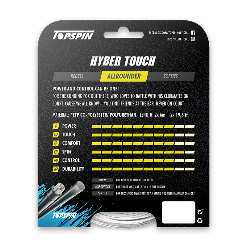 Topspin Hyber Touch Saitenset - 2 x 6m
