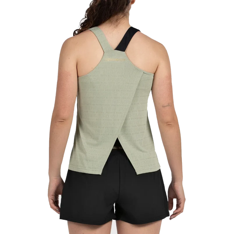 Bullpadel Women's Piura Premier Padel Tank Top Eucalyptus
