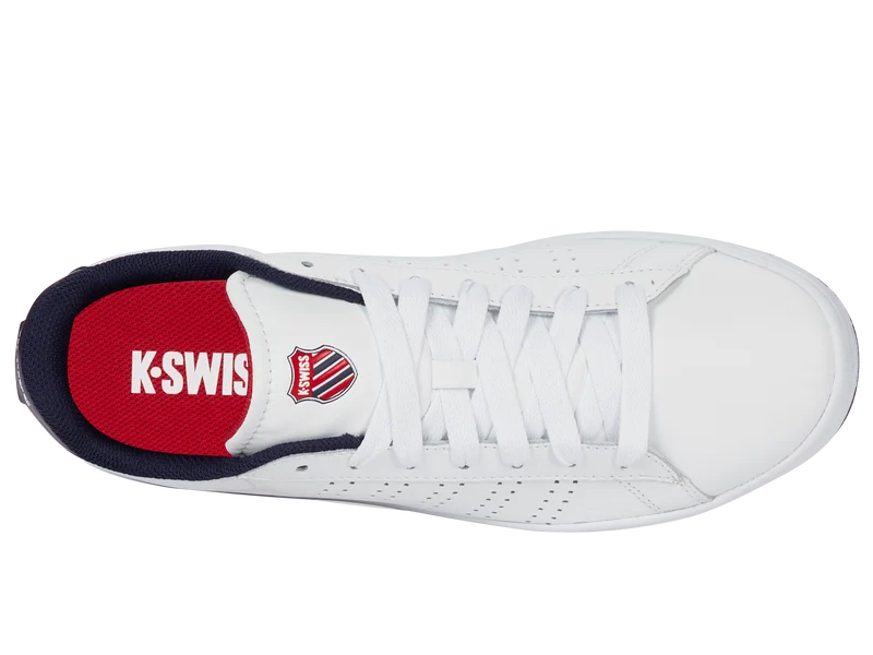 04411-130-M | COURT BASE II | WHITE/NAVY/RED