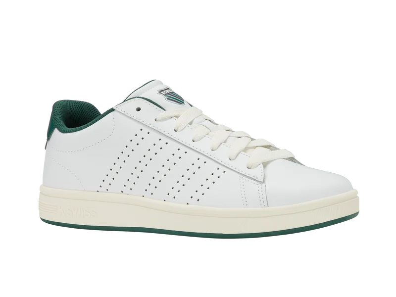 04411-108-M | COURT BASE II | WHITE/POSY GREEN