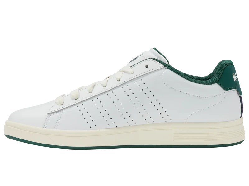 04411-108-M | COURT BASE II | WHITE/POSY GREEN