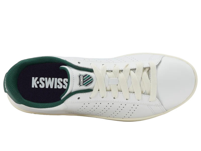 04411-108-M | COURT BASE II | WHITE/POSY GREEN