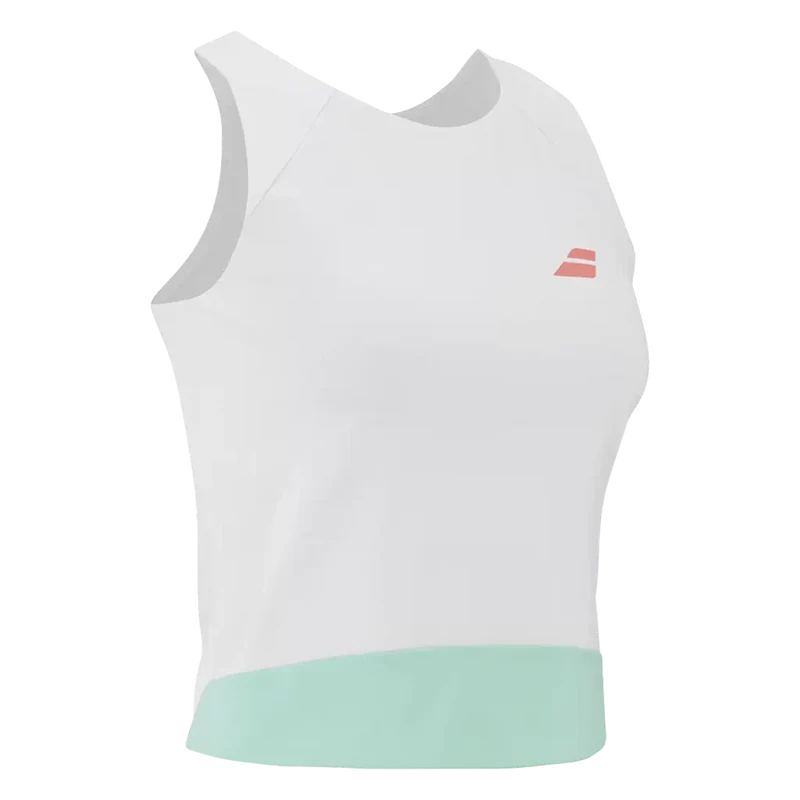 Camiseta Babolat Perf Tank blanca Woman 2026