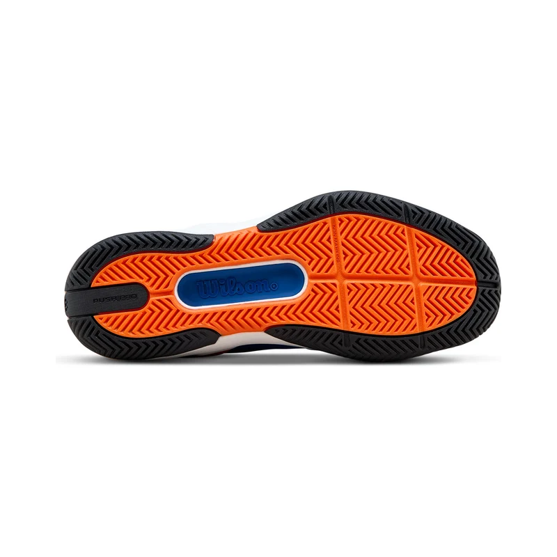 Rush Pro 5 Jr Allcourtschuh Kinder-blau, weiß