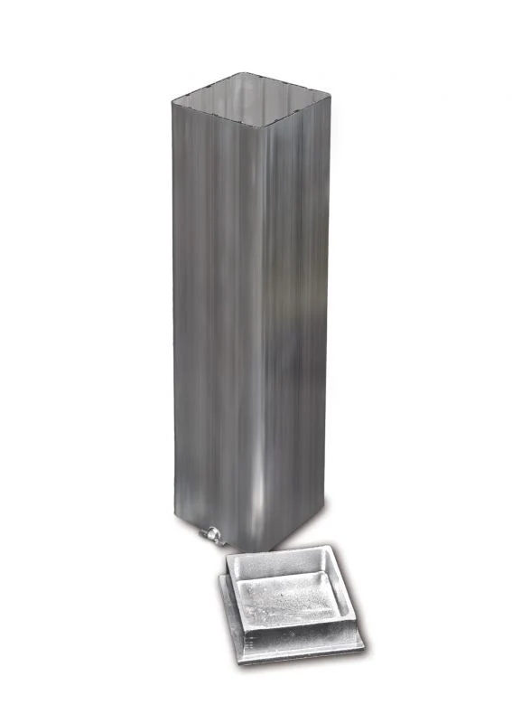 Bodenhülse 80x80 mm für Tennisnetzpfosten