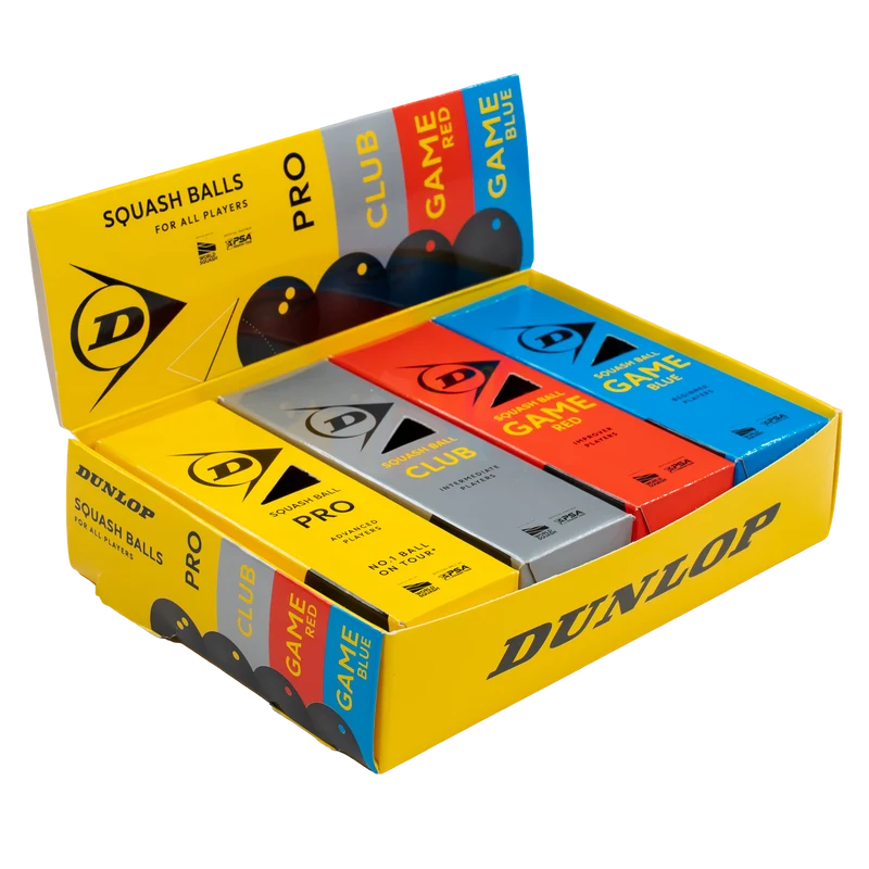 Dunlop Mixed Squash Ball Pack
