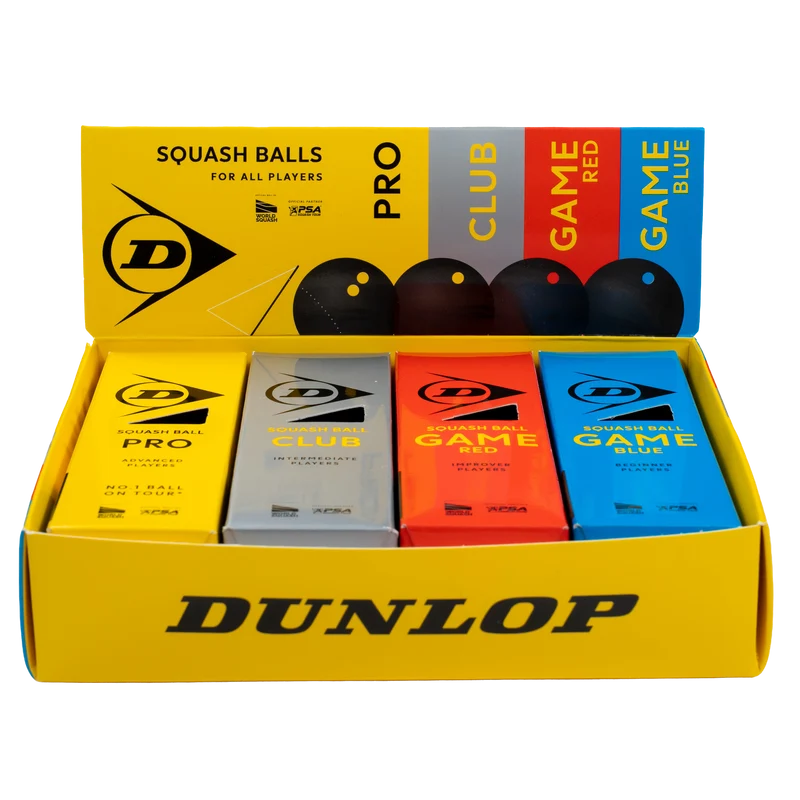 Dunlop Mixed Squash Ball Pack