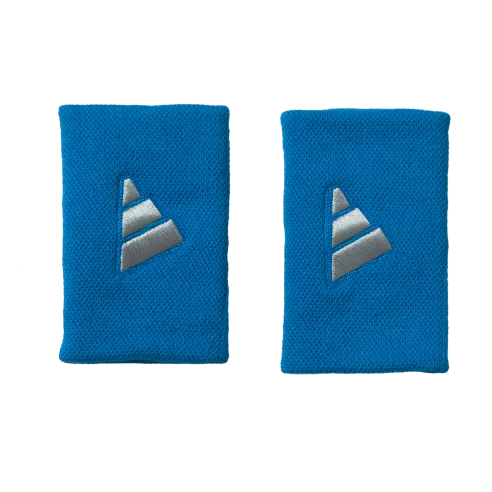 Muñequeras ADIDAS L Azul/Gris X2