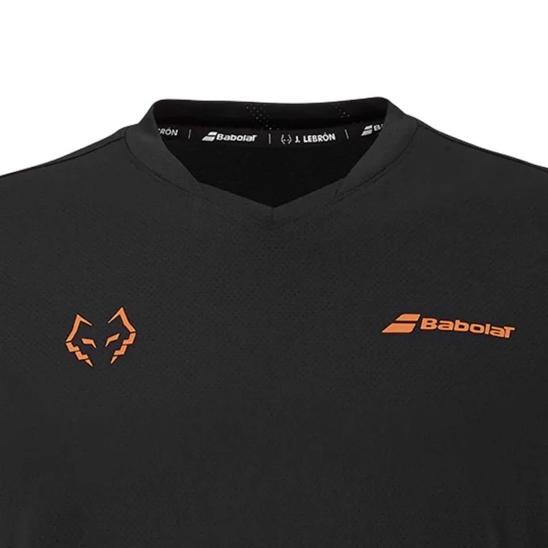 Babolat Crew Neck Tee Lebron Schwarz 26