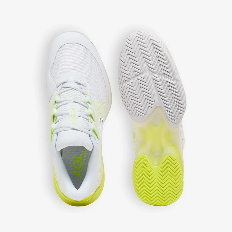 LACOSTE AG-LT-ULTRA Men White/Yellow FW26 (Zapatillas)