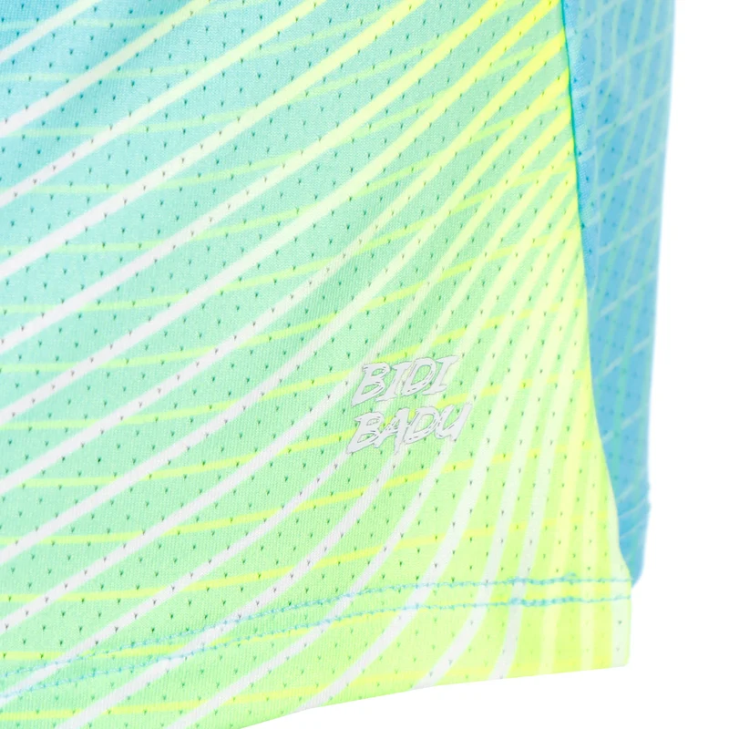 Out of Control Racerback Tank-Top Damen-hellblau, neongelb