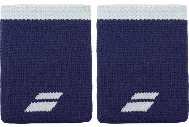 Babolat Logo Jumbo Wristband - Illusion Blue