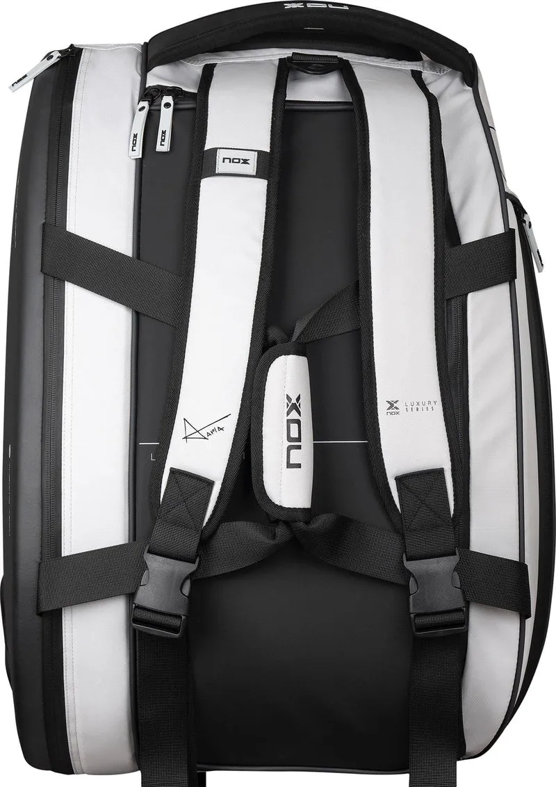 NOX Luxury Master Series Padel Racket Bag - Black / White