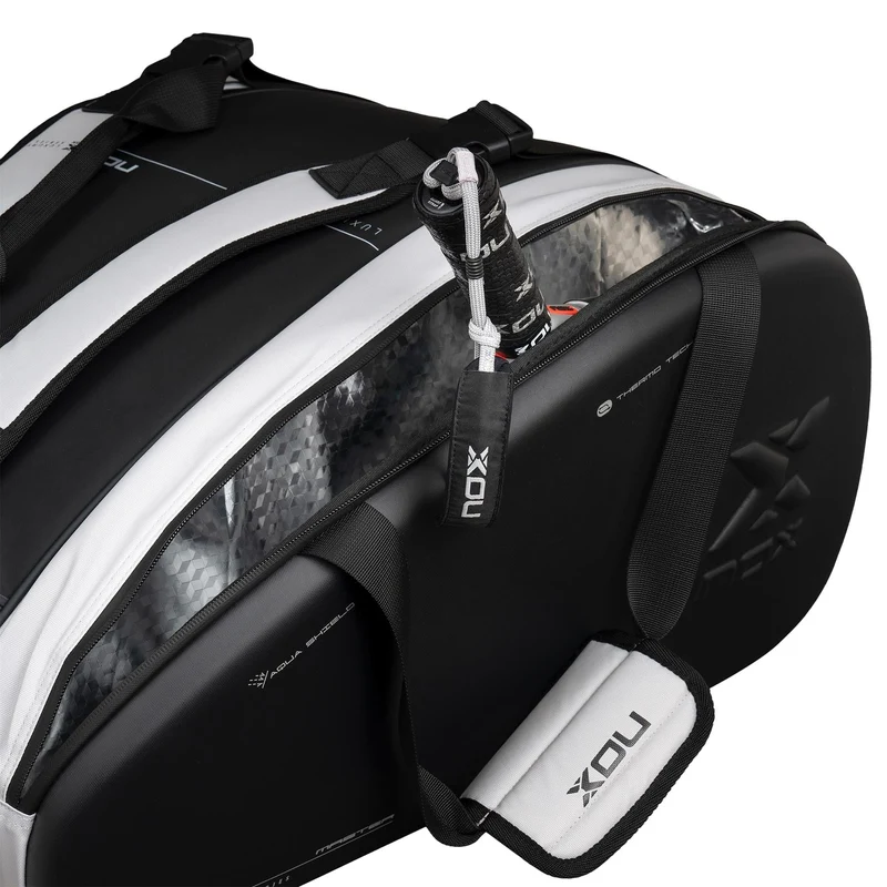 NOX Luxury Master Series Padel Racket Bag - Black / White