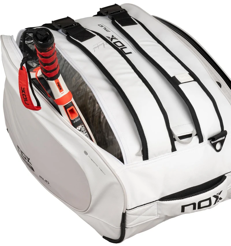 NOX ML10 Team Padel Racket Bag - White / Grey