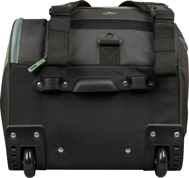 NOX AT10 Competition Trolley Padel Racket Bag - Black / Green