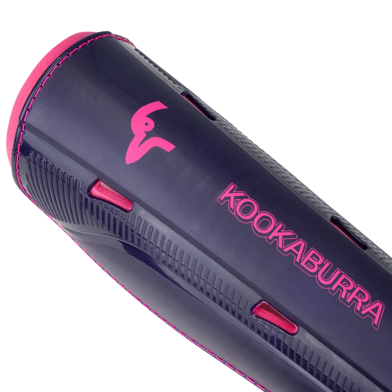 Kookaburra Edge Shin Guards Purple/Pink 26/27