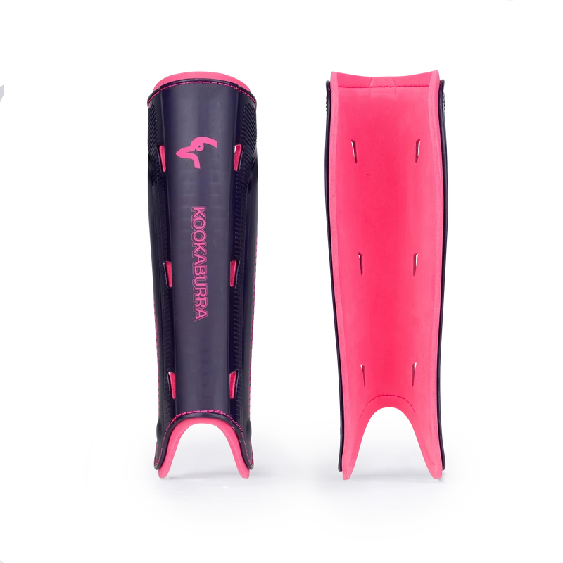 Kookaburra Edge Shin Guards Purple/Pink 26/27