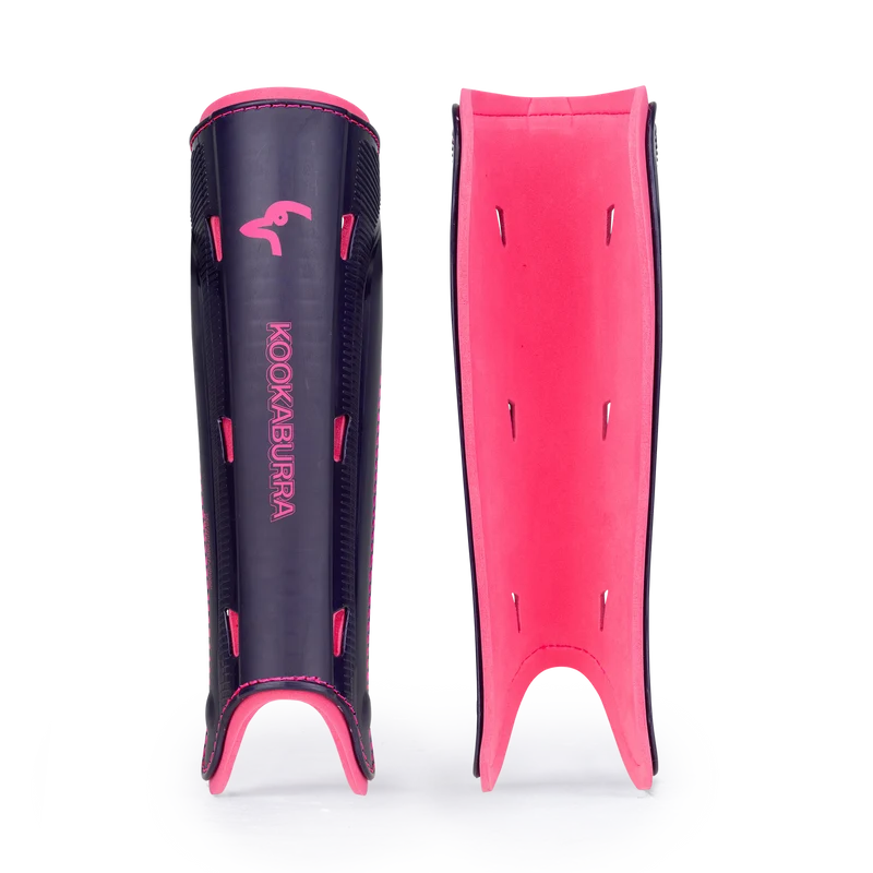 Kookaburra Edge Shin Guards Purple/Pink 26/27