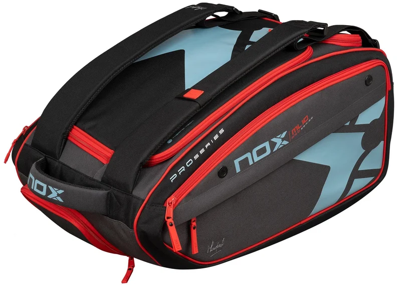NOX ML10 Competition XL Compact Padel Racket Bag - Black / Red