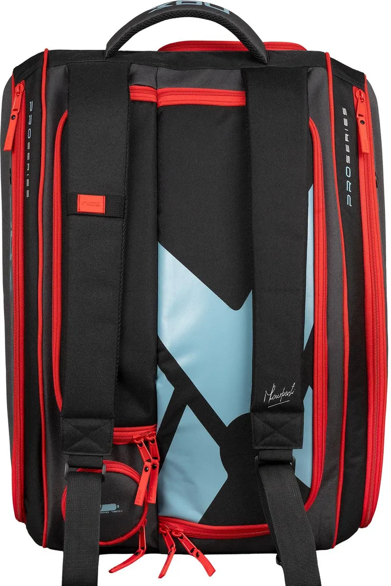 NOX ML10 Competition XL Compact Padel Racket Bag - Black / Red