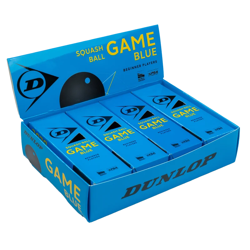 Dunlop GAME Blue Squash Ball - Dozen
