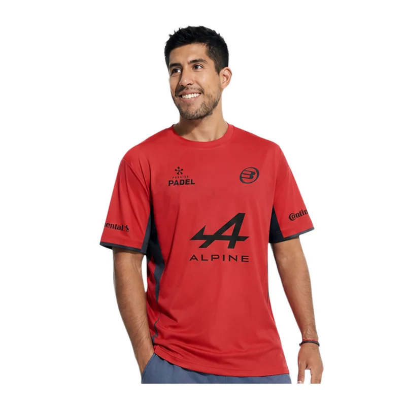 BULLPADEL MENSA Rojo FW26 FEDE CHINGOTTO (Camiseta Oficial)
