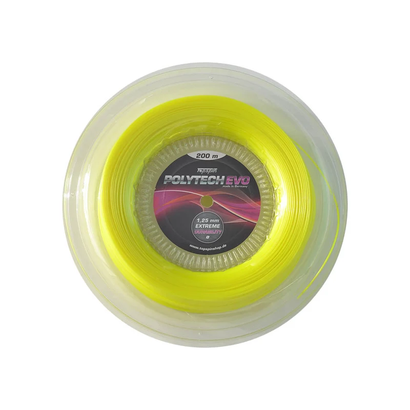 Poly Tech Evo Saitenrolle - 200m - neongelb
