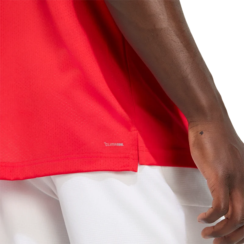 Adidas Men's Club Tee - Better Scarlet