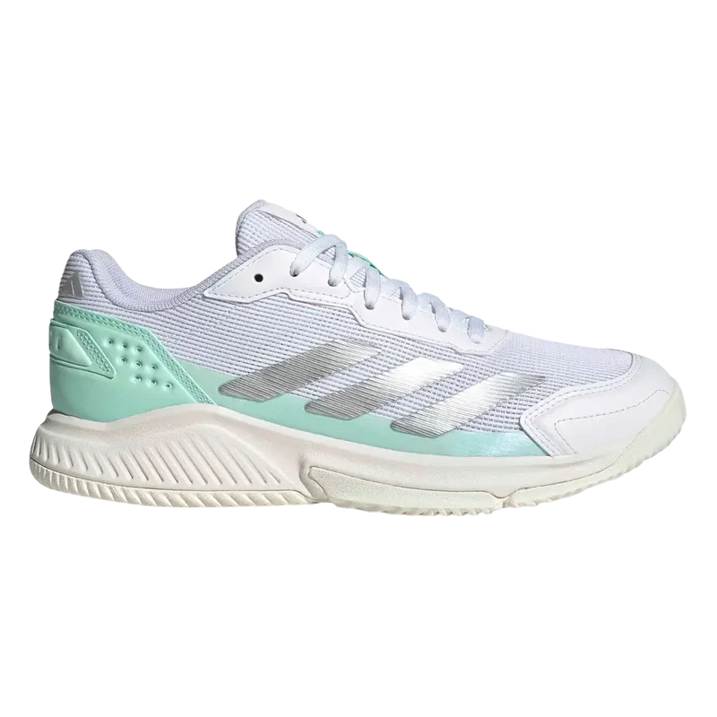 Zapatillas Adidas Courtquick Padel Woman Blanco Verde 2026