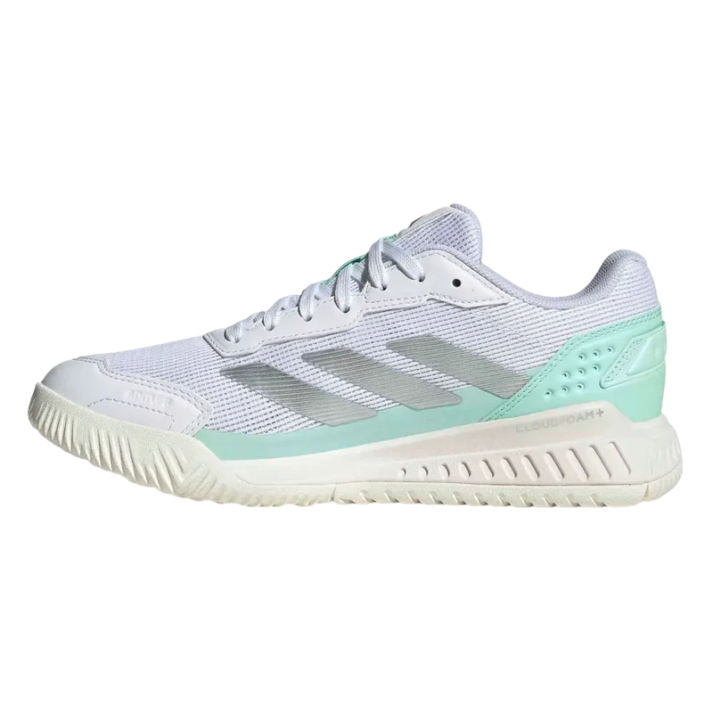 Zapatillas Adidas Courtquick Padel Woman Blanco Verde 2026