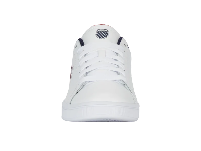 04412-983-M | COURT SHIELD II | WHITE/PEACOAT/SAMBA RED
