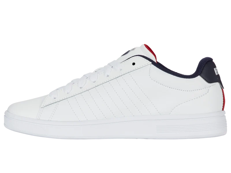 04412-983-M | COURT SHIELD II | WHITE/PEACOAT/SAMBA RED
