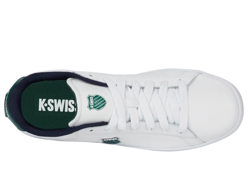 04412-985-M | COURT SHIELD II | WHITE/RAIN FOREST/PEACOAT