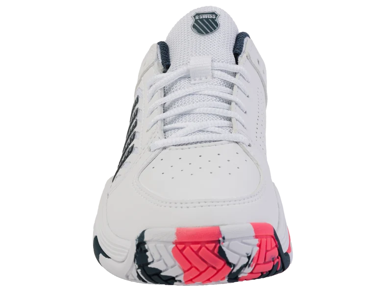 54428-129-M | COURT EXPRESS 2 | WHITE/STARGAZER/NEON BLAZE