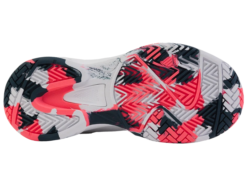 54428-129-M | COURT EXPRESS 2 | WHITE/STARGAZER/NEON BLAZE