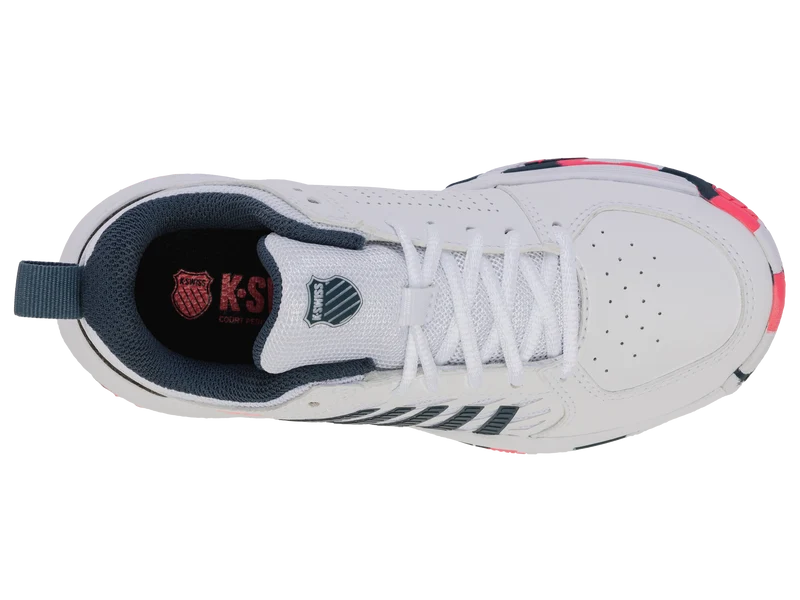54428-129-M | COURT EXPRESS 2 | WHITE/STARGAZER/NEON BLAZE
