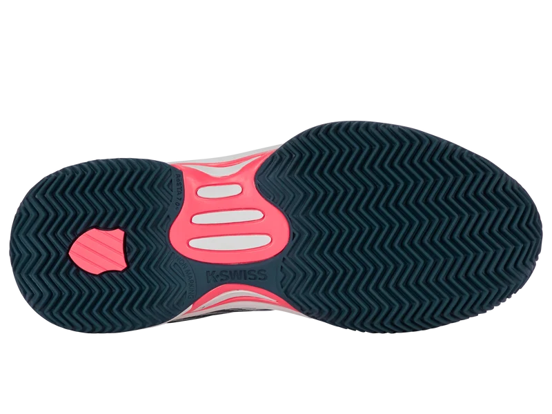 86614-129-M | HYPERCOURT EXPRESS 2 CLAY | WHITE/STARGAZER/NEON BLAZE