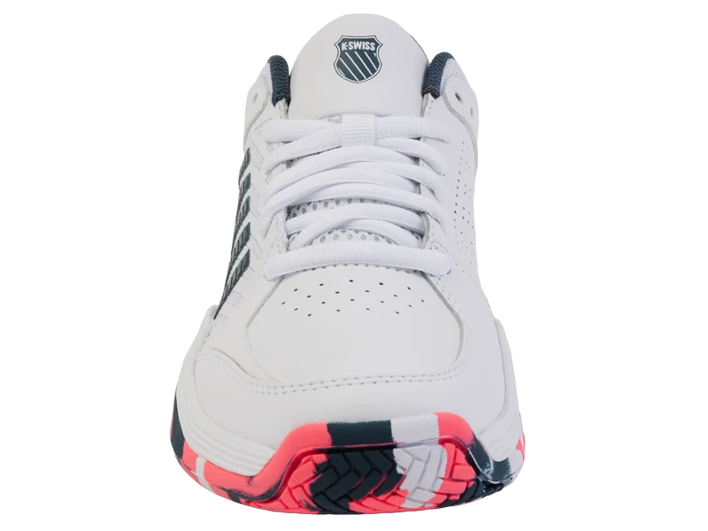 84428-129-M | COURT EXPRESS 2 | WHITE/STARGAZER/NEON BLAZE