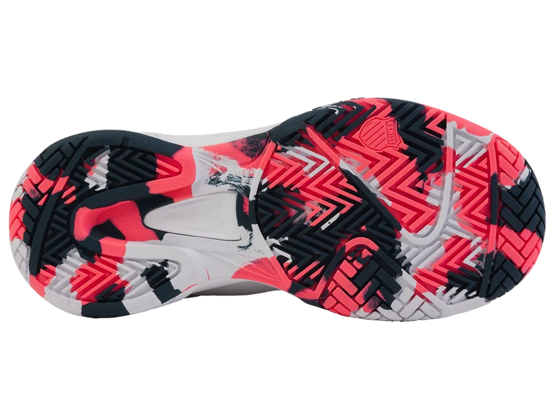 54495-129-M | COURT EXPRESS 2 STRAP | WHITE/STARGAZER/NEON BLAZE