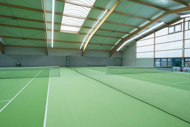 Tennisplatz Standardtrennetz schwarz 40x2,5 m komplett