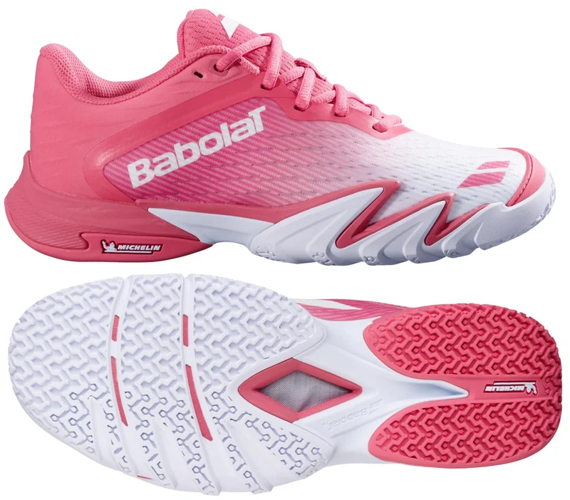 Babolat Premura 3 Womens Padel Shoes - Sun Kissed Coral