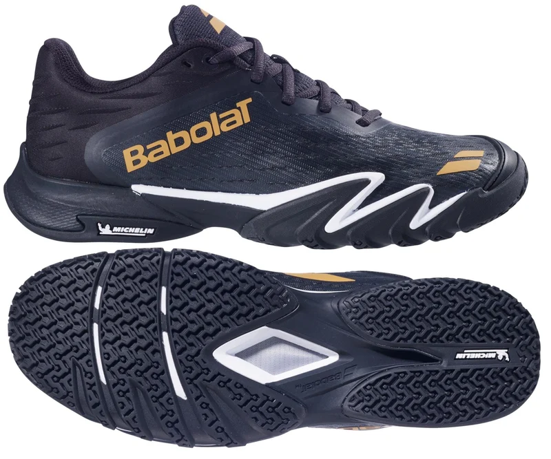 Babolat Premura 3 Mens Padel Shoes - Black / Gold